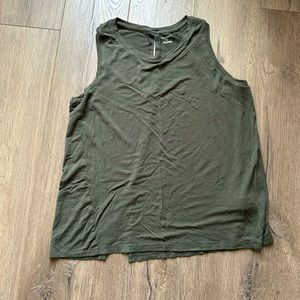HALOGEN olive green tank